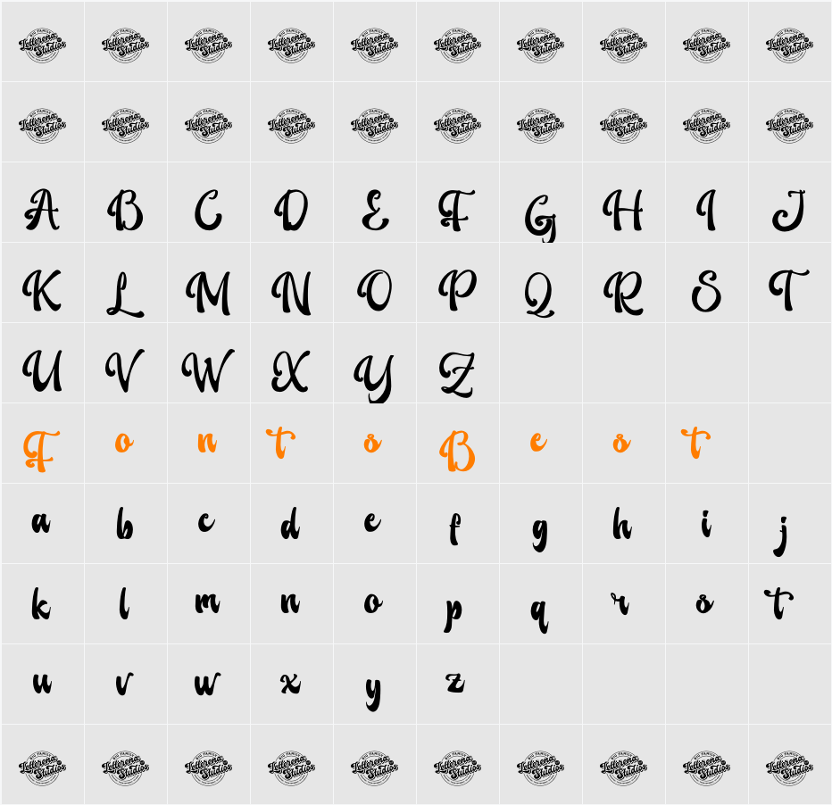 Master Groovy DEMO VERSION Character Map