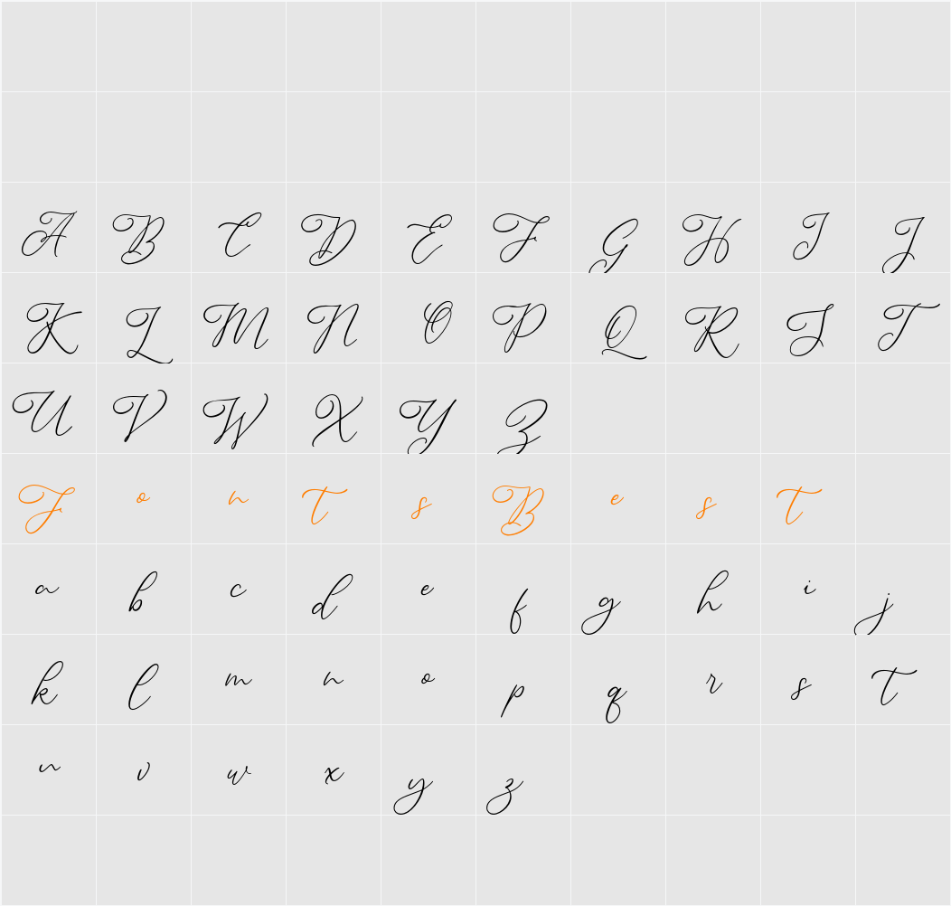 Alternation FREE Character Map