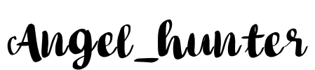 Angel_hunter Font Image