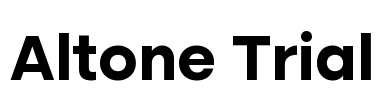Altone Trial Font Image