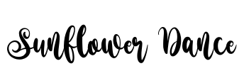 Sunflower Dance Font Image