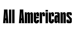 All Americans Font Image