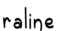 raline Font Image
