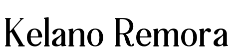 Kelano Remora Font Image