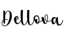 Dellova Font Image