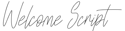 Welcome Script