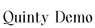 Quinty Demo Font Image
