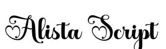 Alista Script Font Image