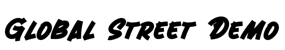 Global Street Demo Font Image