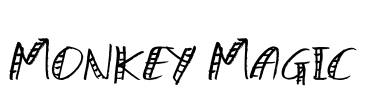 Monkey Magic Font Image