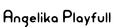 Angelika Playfull Font Image