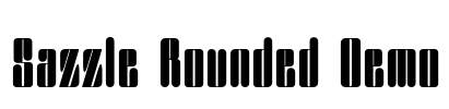 Sazzle Rounded Demo Font Image