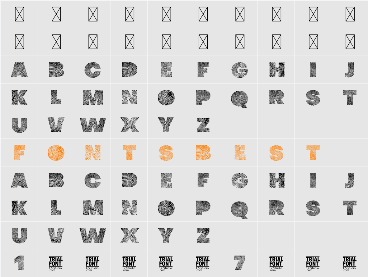 identify demo Character Map
