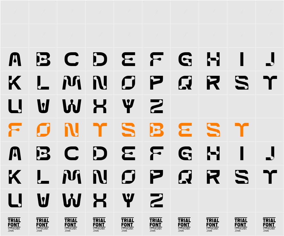 Between Campbell Demo Character Map