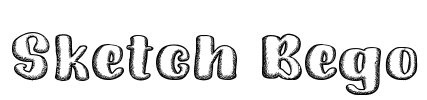 Sketch Bego Font Image