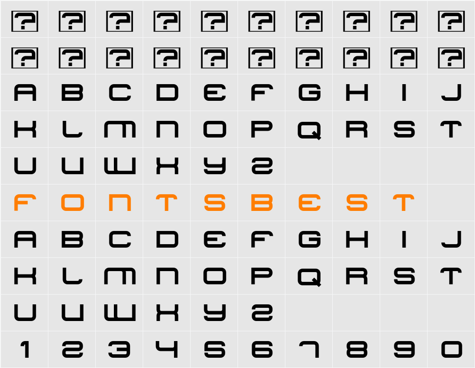 KROIGS Demo Character Map