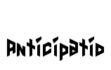 Anticipatio Font Image