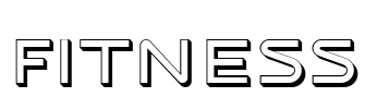 Fitness Font Image