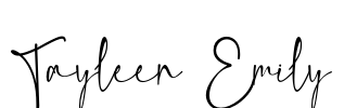Tayleen Emily Font Image