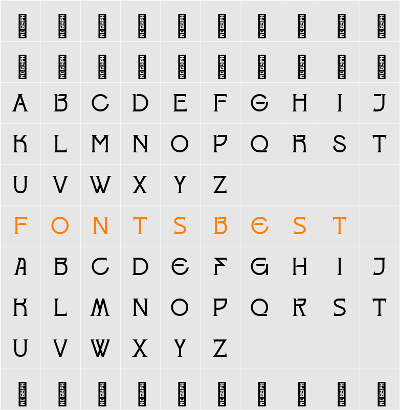 Freva - Demo Version Character Map