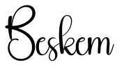 Beskem Font Image