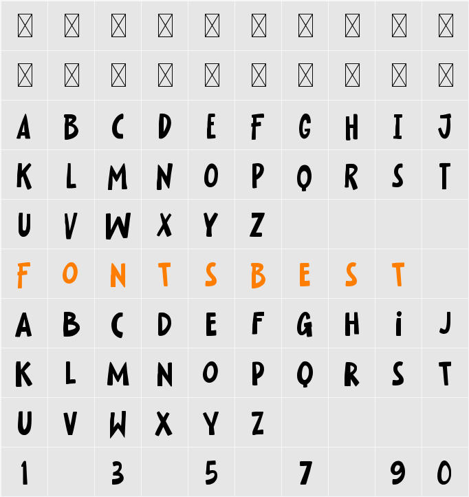 Bookshop Character Map