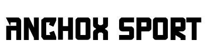 Anchox Sport Font Image
