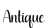 Antique Font Image