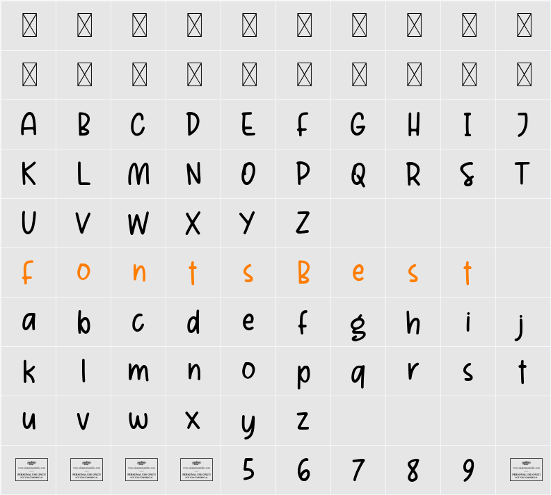 Magnetic Character Map