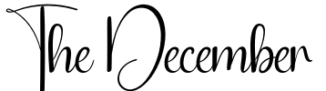 The December Font Image