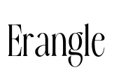 Erangle Font Image