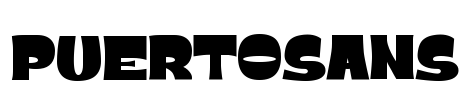 PUERTOSANS Font Image