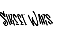Street Wars Font Image