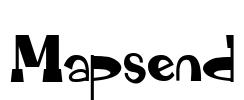 Mapsend Font Image