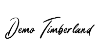 Demo Timberland Font Image
