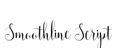 Smoothline Script Font Image