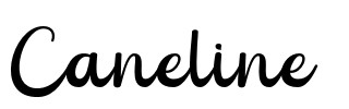 Caneline Font Image