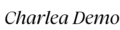 Charlea Demo Font Image