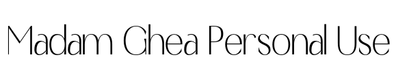 Madam Ghea Personal Use