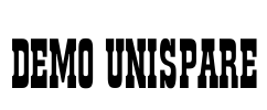 Demo Unispare Font Image
