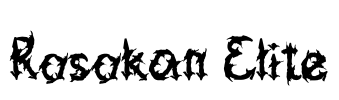 Rosokan Elite Font Image