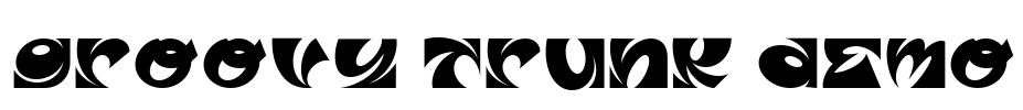 Groovy Trunk Demo Font Image