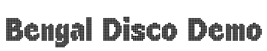Bengal Disco Demo Font Image