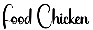 Food Chicken Font Image