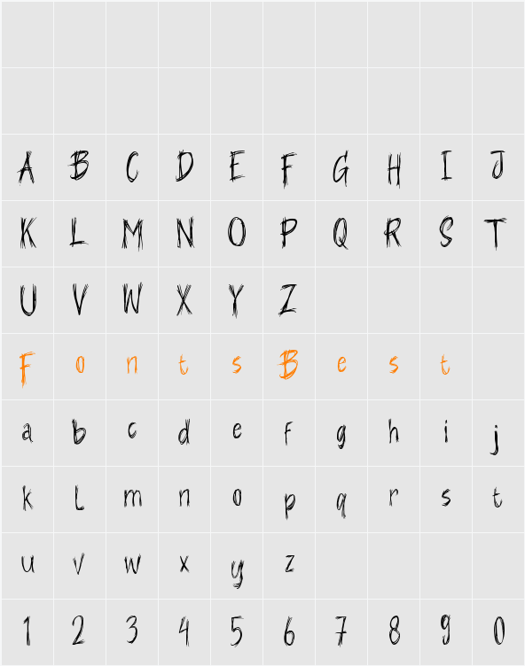 MISTERY ILAHI Character Map