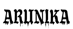 ARUNIKA Font Image