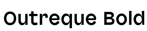 Outreque Bold Font Image