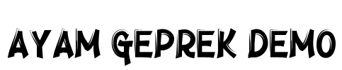 Ayam Geprek Demo