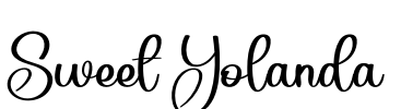 Sweet Yolanda Font Image