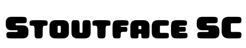 Stoutface SC Font Image